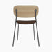 Co Dining Chair, upholstered seat, Black Frame - Audo Bouclé 07