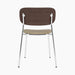 Co Dining Chair, upholstered seat, Chrome - Audo Bouclé 02
