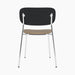 Co Dining Chair, upholstered seat, Chrome - Sierra 1611