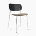 Co Dining Chair, upholstered seat, Chrome - Sierra 1611