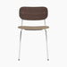 Co Dining Chair, upholstered seat, Chrome - Sierra 1611