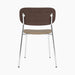 Co Dining Chair, upholstered seat, Chrome - Sierra 1611