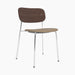 Co Dining Chair, upholstered seat, Chrome - Sierra 1611