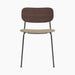 Co Lounge Chair, Seat upholstered - Dark Stained Oak | Audo Bouclé 02