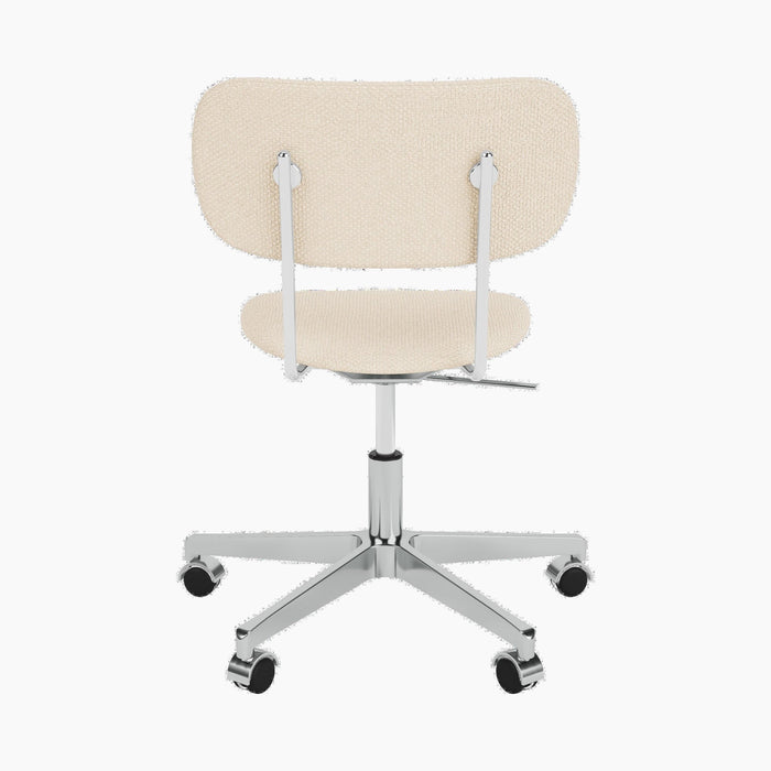Co Task Chair, Fully Upholstered, Aluminium base - Logan Jasmine