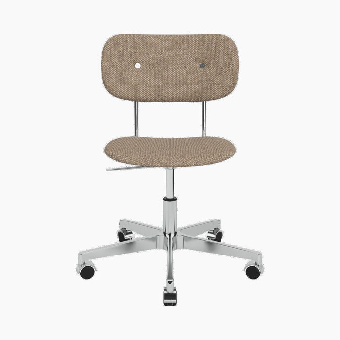 Co Task Chair, Fully Upholstered, Aluminium base - Logan Flint