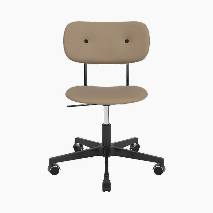 Co Task Chair, Fully Upholstered, Black base - Sierra 1611