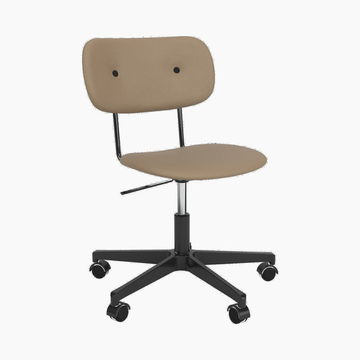 Co Task Chair, Fully Upholstered, Black base - Sierra 1611
