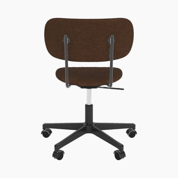 Co Task Chair, Fully Upholstered, Black base - Audo Bouclé 07