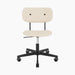 Co Task Chair, Fully Upholstered, Black base - Logan Jasmine