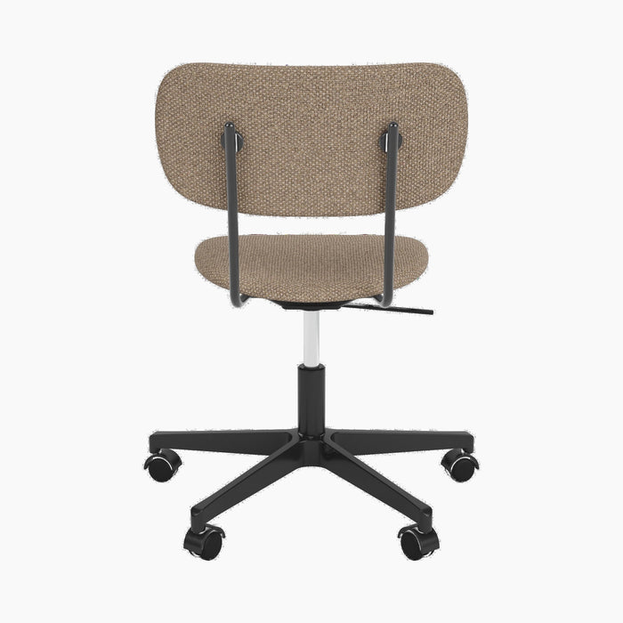 Co Task Chair, Fully Upholstered, Black base - Logan Flint