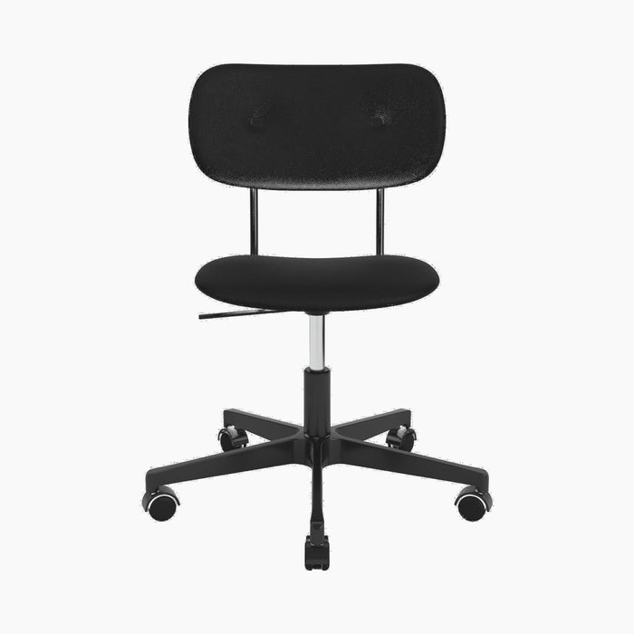 Co Task Chair, Fully Upholstered, Black base - Sierra 1001