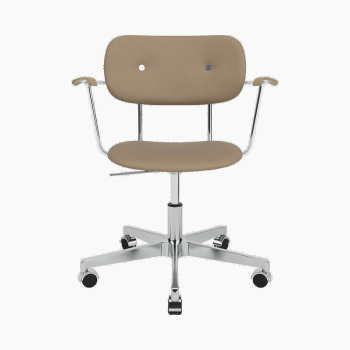 Co Task Chair, Fully Upholstered w/armrest, Aluminium base - Sierra 1611
