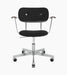 Co Task Chair, Fully Upholstered w/armrest, Aluminium base - Sierra 1001