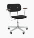 Co Task Chair, Fully Upholstered w/armrest, Aluminium base - Sierra 1001