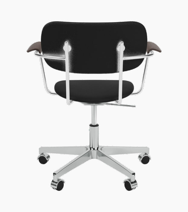 Co Task Chair, Fully Upholstered w/armrest, Aluminium base - Sierra 1001