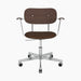 Co Task Chair, Fully Upholstered w/armrest, Aluminium base - Audo Bouclé 07