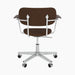 Co Task Chair, Fully Upholstered w/armrest, Aluminium base - Audo Bouclé 07
