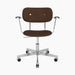 Co Task Chair, Fully Upholstered w/armrest, Aluminium base - Audo Bouclé 07