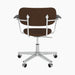 Co Task Chair, Fully Upholstered w/armrest, Aluminium base - Audo Bouclé 07