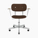 Co Task Chair, Fully Upholstered w/armrest, Aluminium base - Audo Bouclé 07