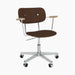 Co Task Chair, Fully Upholstered w/armrest, Aluminium base - Audo Bouclé 07