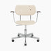 Co Task Chair, Fully Upholstered w/armrest, Aluminium base - Logan Jasmine
