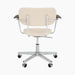 Co Task Chair, Fully Upholstered w/armrest, Aluminium base - Logan Jasmine