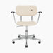 Co Task Chair, Fully Upholstered w/armrest, Aluminium base - Logan Jasmine