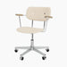 Co Task Chair, Fully Upholstered w/armrest, Aluminium base - Logan Jasmine