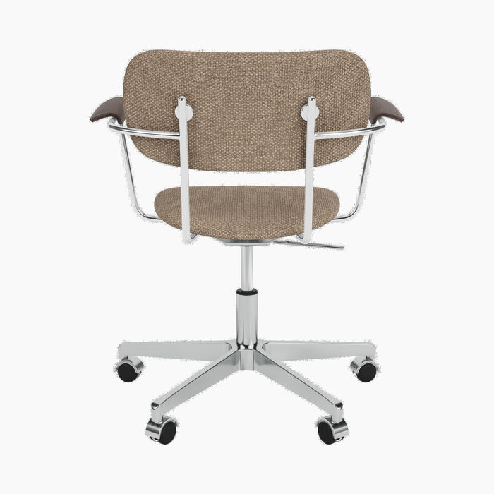 Co Task Chair, Fully Upholstered w/armrest, Aluminium base - Logan Flint