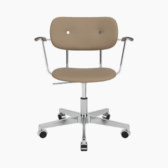 Co Task Chair, Fully Upholstered w/armrest, Aluminium base - Sierra 1611