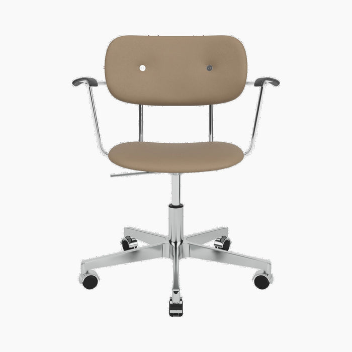 Co Task Chair, Fully Upholstered w/armrest, Aluminium base - Sierra 1611