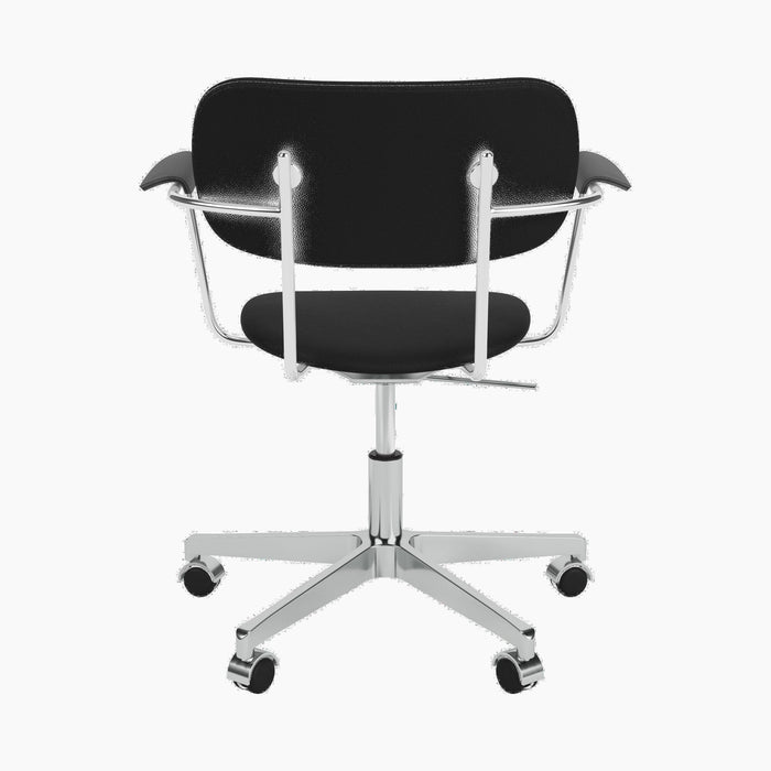 Co Task Chair, Fully Upholstered w/armrest, Aluminium base - Sierra 1001