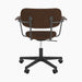 Co Task Chair, Fully Upholstered, w/armrest, Black base - Audo Bouclé 07