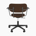 Co Task Chair, Fully Upholstered, w/armrest, Black base - Audo Bouclé 07