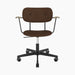 Co Task Chair, Fully Upholstered, w/armrest, Black base - Audo Bouclé 07