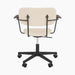 Co Task Chair, Fully Upholstered, w/armrest, Black base - Logan Jasmine