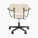 Co Task Chair, Fully Upholstered, w/armrest, Black base - Logan Jasmine