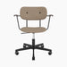 Co Task Chair, Fully Upholstered, w/armrest, Black base - Logan Flint