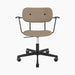 Co Task Chair, Fully Upholstered, w/armrest, Black base - Logan Flint