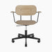 Co Task Chair, Fully Upholstered, w/armrest, Black base - Logan Flint
