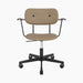 Co Task Chair, Fully Upholstered, w/armrest, Black base - Sierra 1611