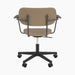 Co Task Chair, Fully Upholstered, w/armrest, Black base - Sierra 1611