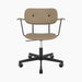 Co Task Chair, Fully Upholstered, w/armrest, Black base - Sierra 1611