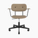 Co Task Chair, Fully Upholstered, w/armrest, Black base - Sierra 1611