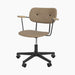 Co Task Chair, Fully Upholstered, w/armrest, Black base - Sierra 1611