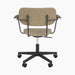 Co Task Chair, Fully Upholstered, w/armrest, Black base - Audo Bouclé 02