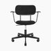 Co Task Chair, Fully Upholstered, w/armrest, Black base - Sierra 1001