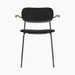 Co Task Chair, Fully Upholstered, w/armrest, Black base - Sierra 1001